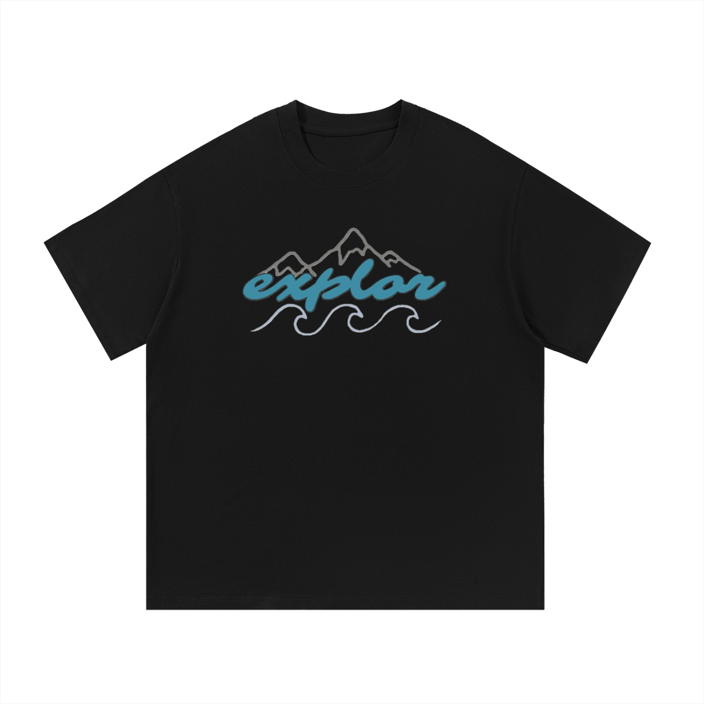 explor Essential Cotton T-Shirt (breast pocket logo on back of shirt)