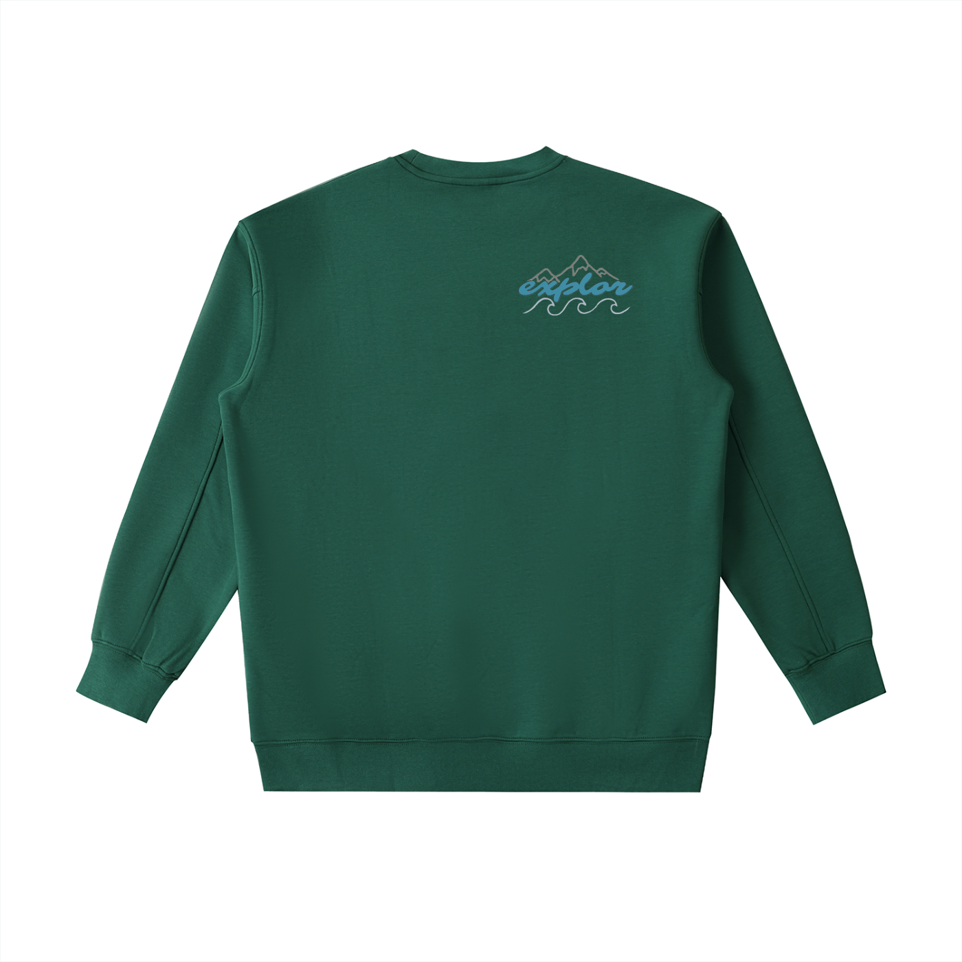 explor Heavyweight Crewneck Sweatshirt(breast pocket logo on back of sweater)