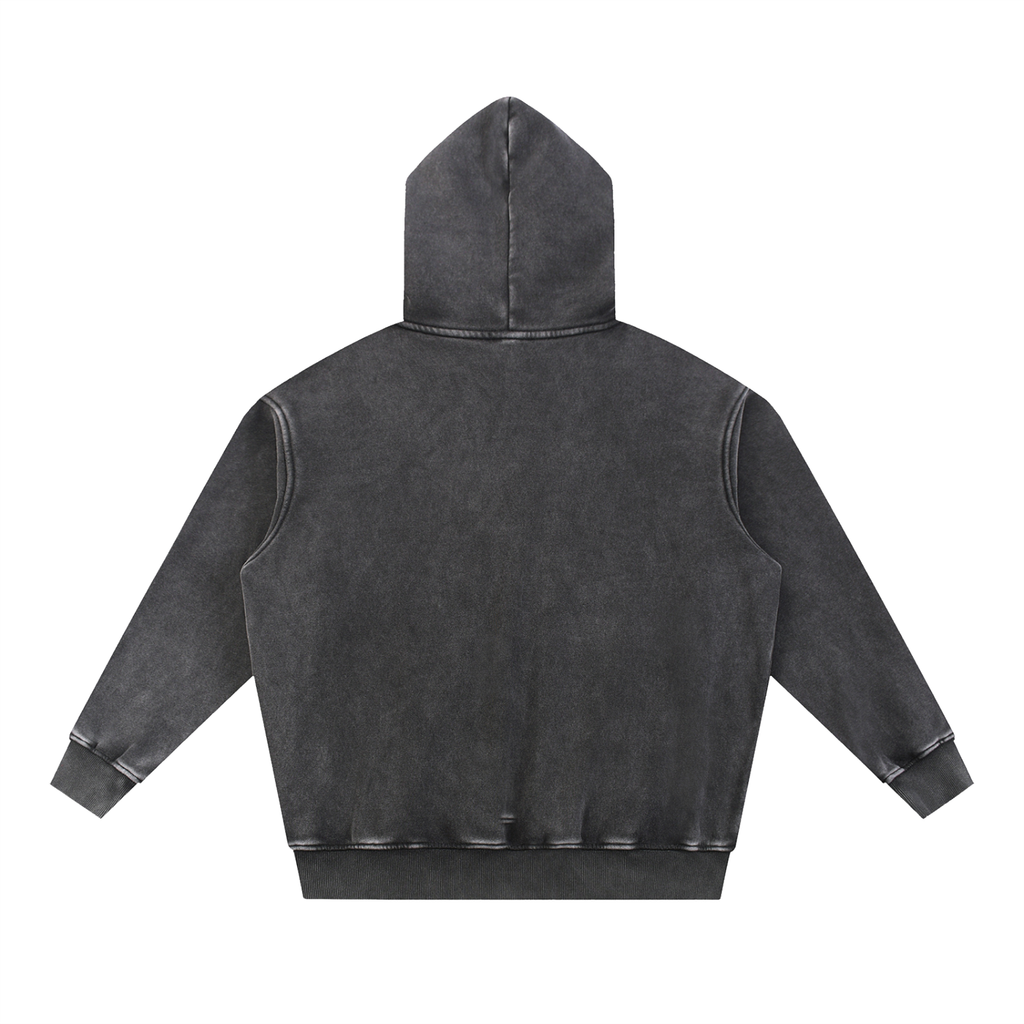 explor Snow Wash Fleece Oversize Hoodie
