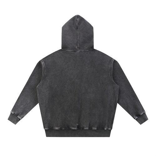 explor Snow Wash Fleece Oversize Hoodie